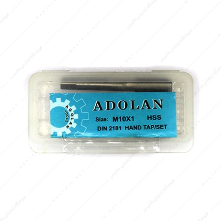 قلاویز دستی HSS سایز 10 گام 1 دنده  ریز برند آدولان