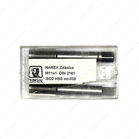 قلاویز دستی HSS سایز 11 گام 1 دنده ریز برند نارکس