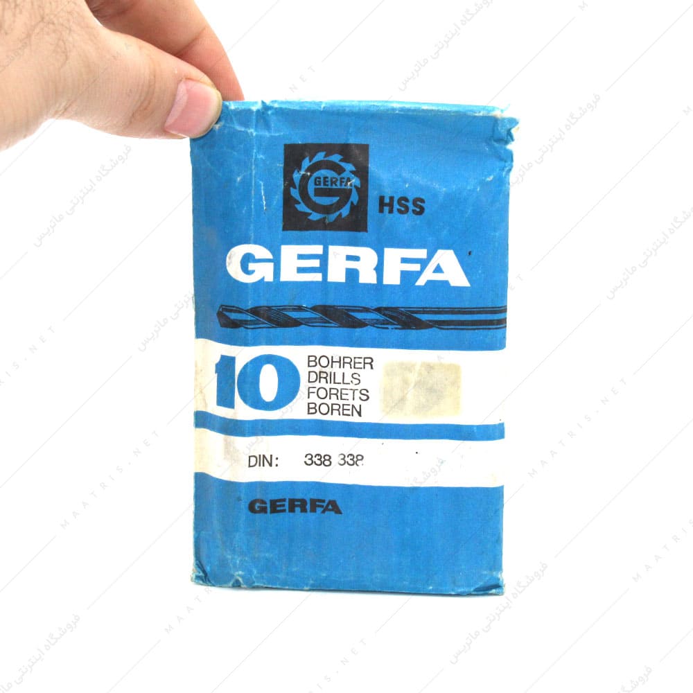 مته 6.75 میلی متر آلیاژ HSS برند GERFA