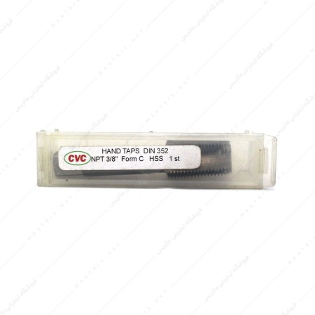 قلاویز ماشینی مستقیم HSS سایز 3/8 اینچ 18 دنده NPT برند CVC