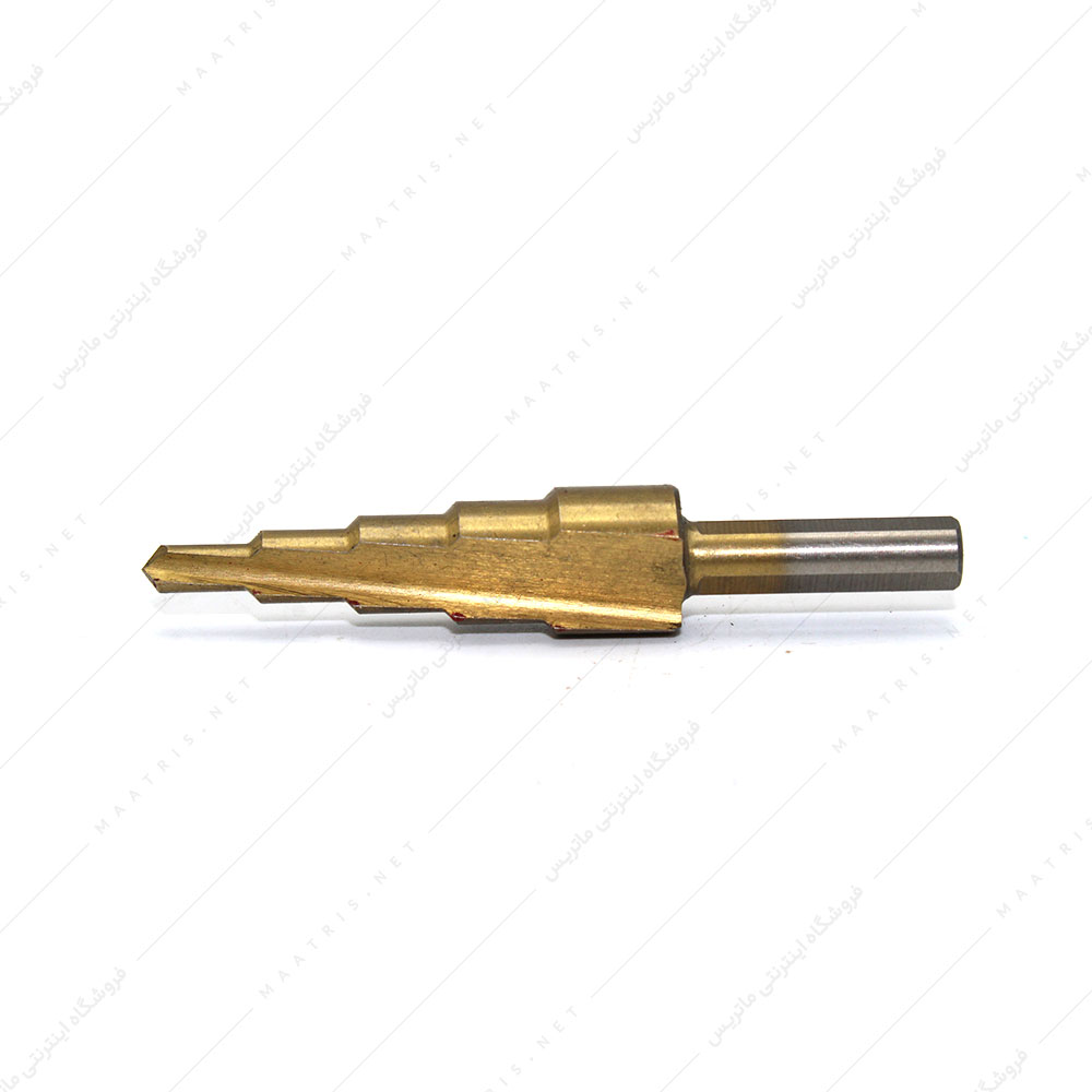 مته کاجی مخروطی سایز 4 تا 12 میلی متر جنس HSS