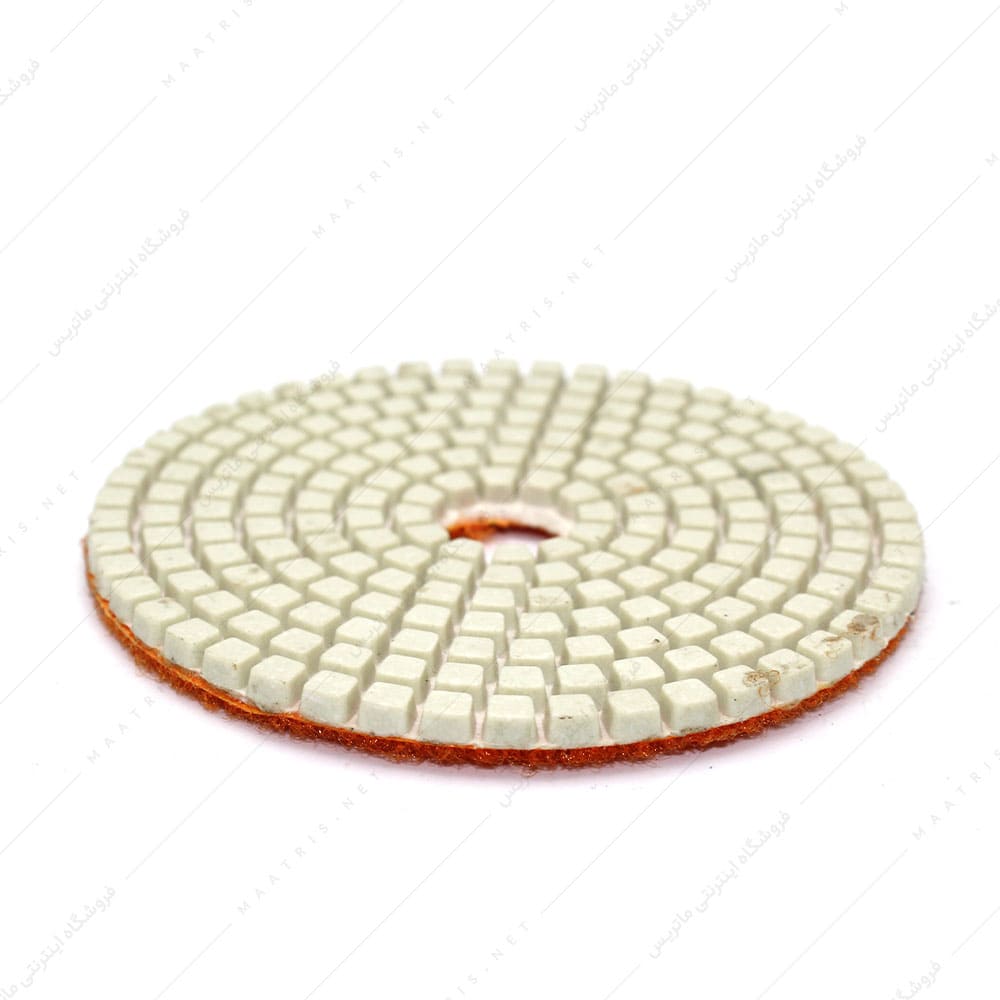 پد سنباده الماسه پشت کرکی قطر 100 میلیمتر زبری P2000 برند SAB