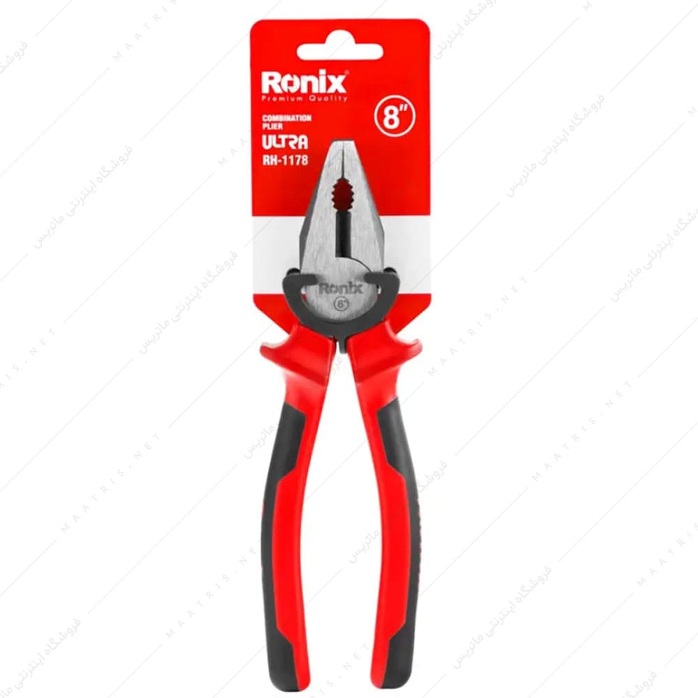 انبر دست صنعتی سایز 8 سری الترا کد RH 1178 برند رونیکس