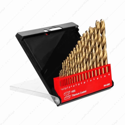 ست مته آهن - 1 تا 10 میلیمتری - 19 عددی کد RH-5581 برند رونیکس