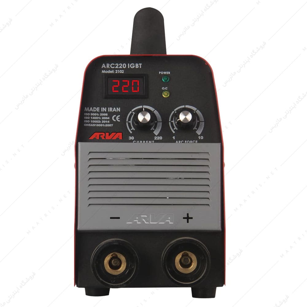 اینورتر جوشکاری 220 آمپر IGBT کد 2102 برند آروا