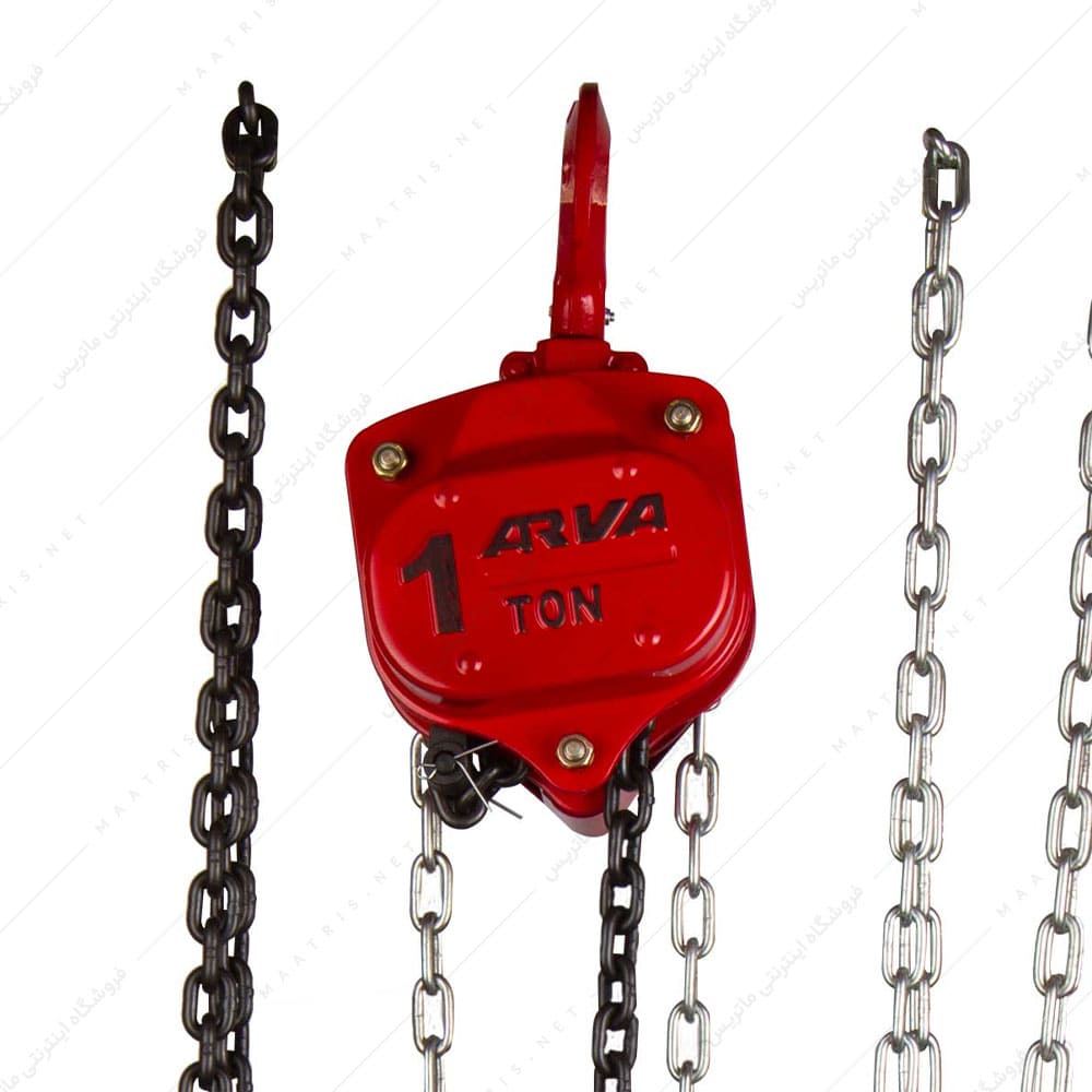 ‫جرثقیل دستی 1 ‬تن کد 4580 برند آروا