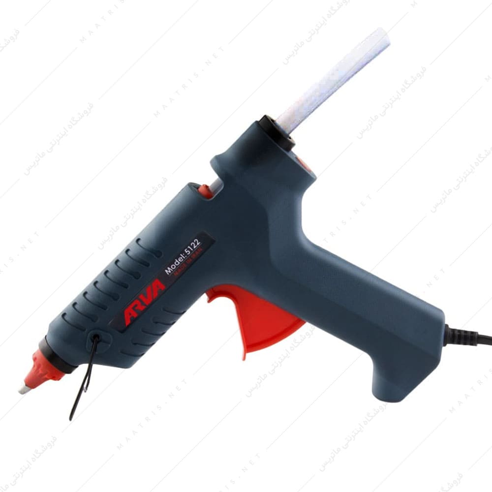 ‫تفنگ چسب حرارتی ‪80w‬ کد 5122 برند آروا