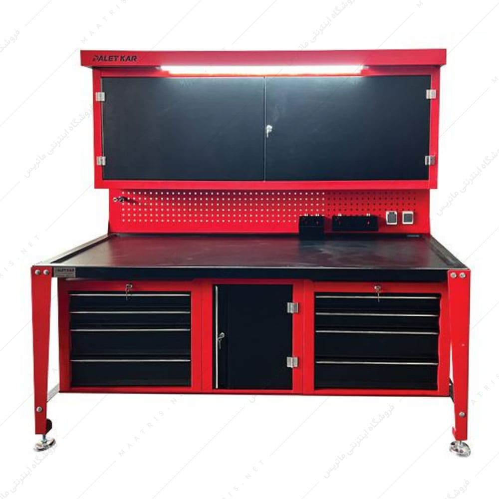 میز کار کارگاهی مدل D-2801-L برند پالت کار