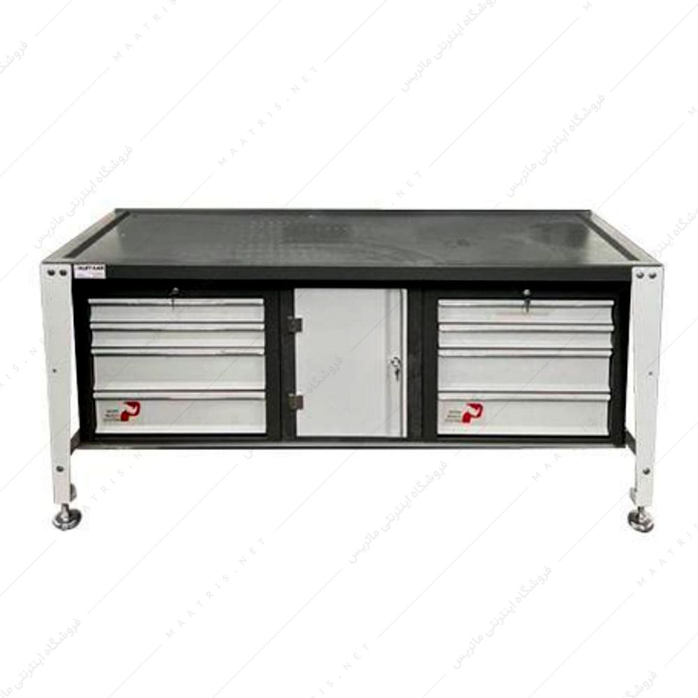 میز کار کارگاهی مدل D-0801-L برند پالت کار