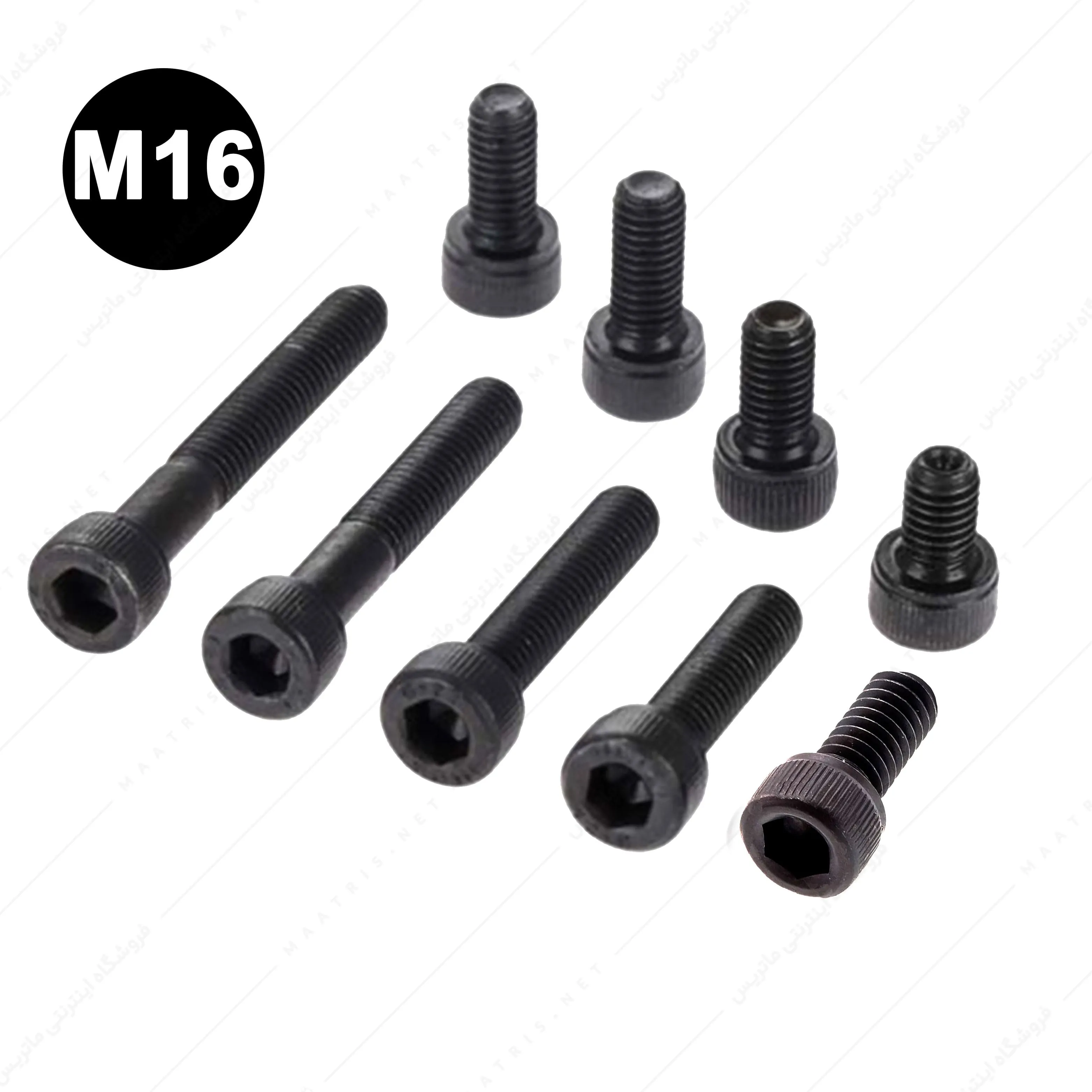 پیچ M16 گرید 12.9 آلنی