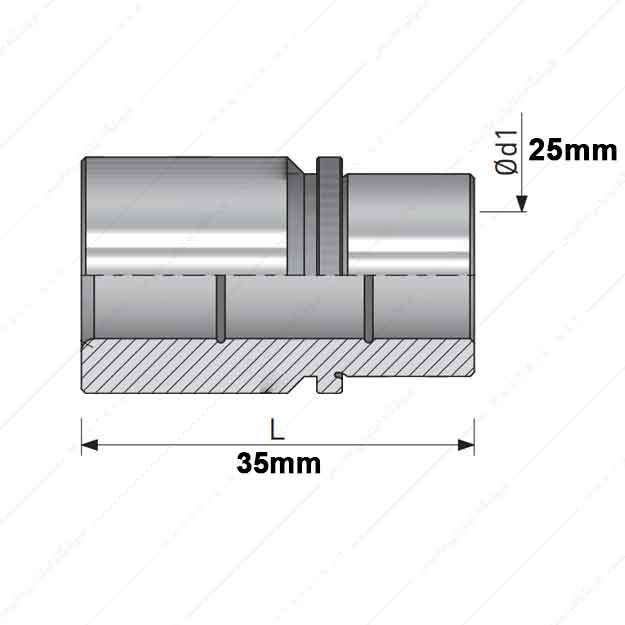 بوش راهنمای قالب مدل GB/C/35/25*35