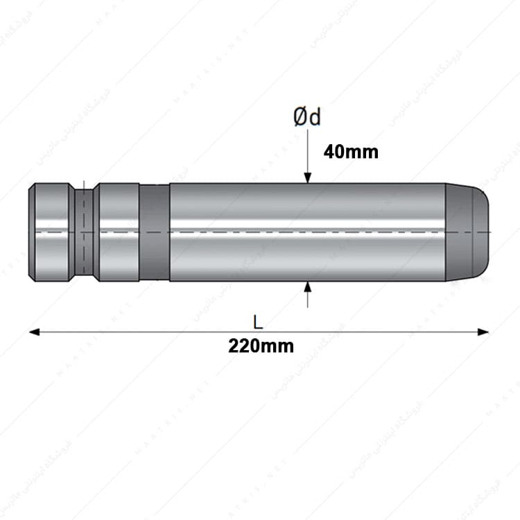 میل راهنمای قالب مدل GP/FL/40*220