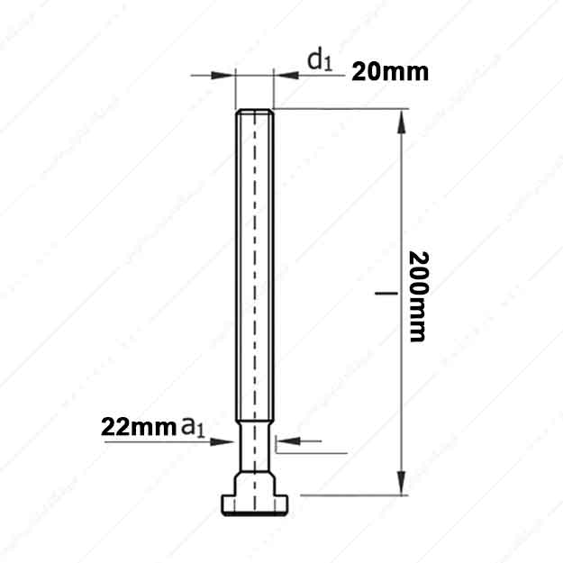 پیچ تی T مدل E405/22/20x200