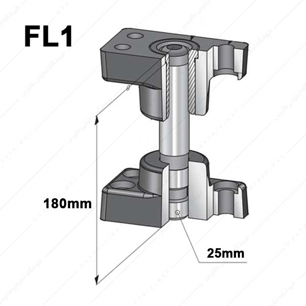 خرید فلانچ چدنی مدل FL1 [بهترین قیمت] - ابزار ماتریس