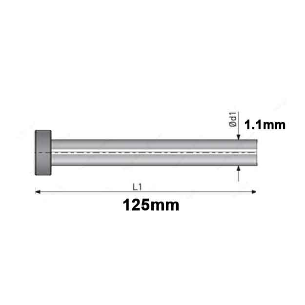 سنبه پران قطر 1/1 طول 125 میلیمتر