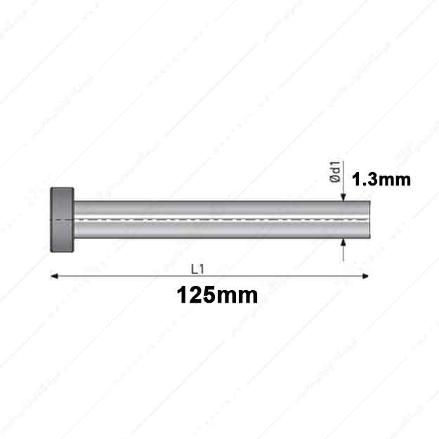 سنبه پران قطر 1/3 طول 125 میلیمتر