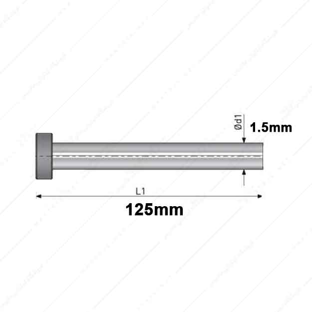 سنبه پران قطر 1/5 طول 125 میلیمتر