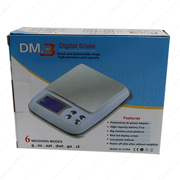 ترازو دیجیتال 3 کیلوگرمی مدل DM.3