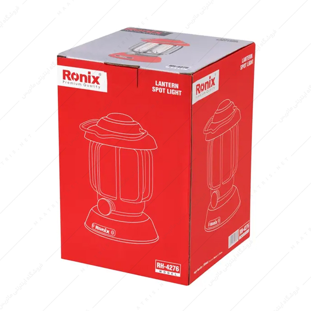 نورافکن فانوسی شارژی کد RH-4276 برند رونیکس