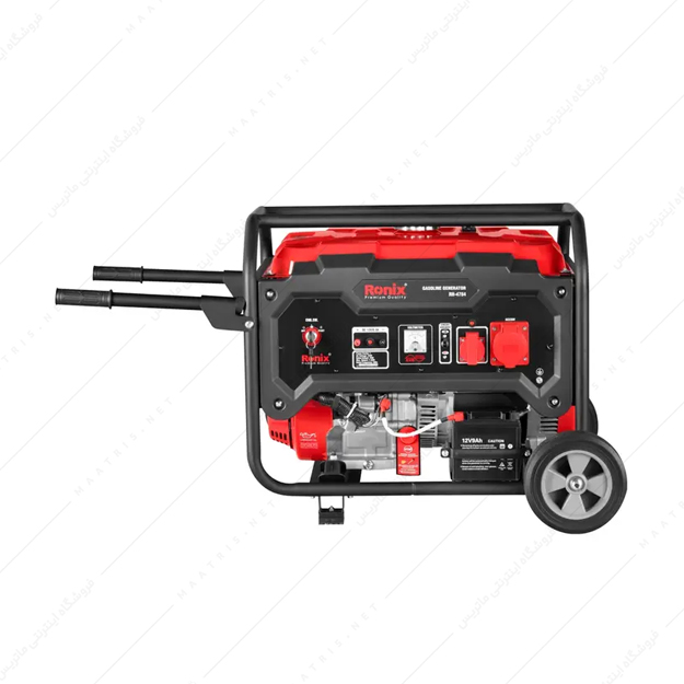ژنراتور بنزینی 7500 وات کد RH-4784 برند رونیکس