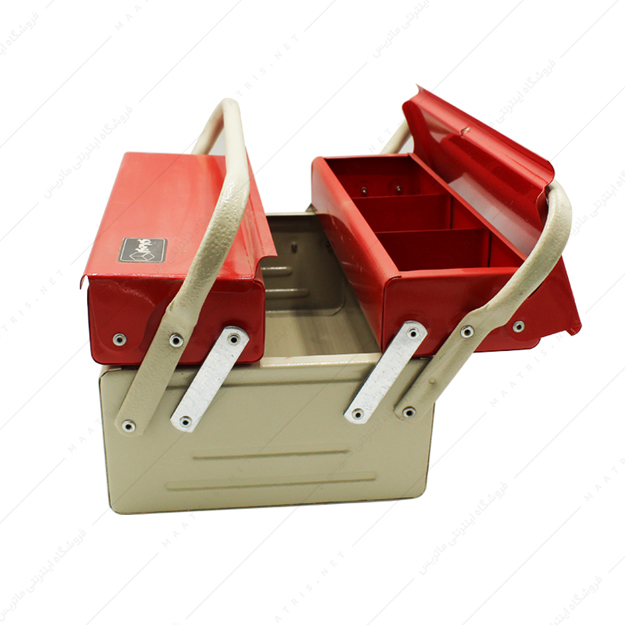 جعبه ابزار فلزی 2 طبقه 30 سانت کد 302 برند لومانو