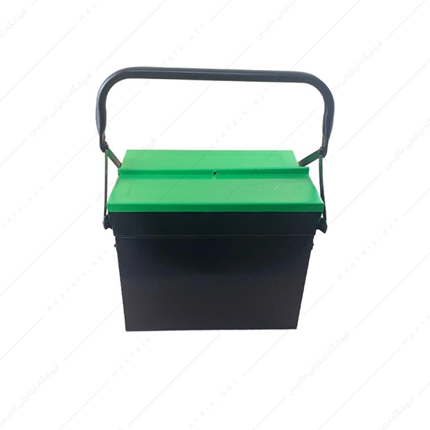 جعبه ابزار اتومات بلند دو طبقه طول 30 سانتی متر کد 322 وفایی