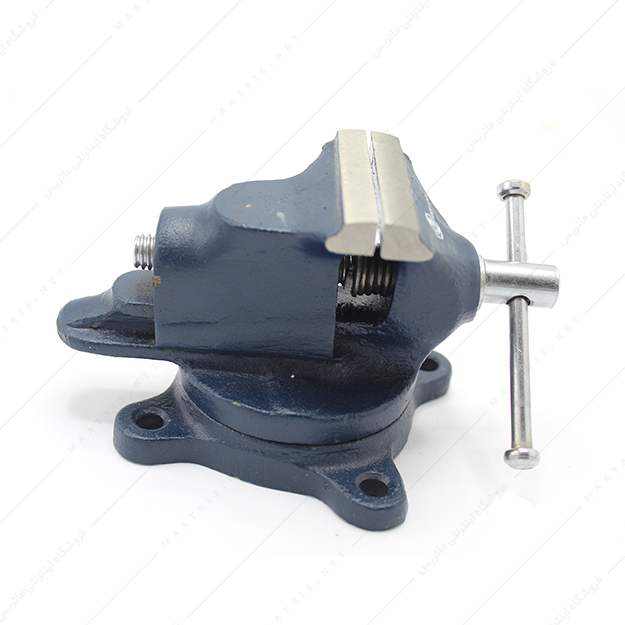 گیره رومیزی سایز 40 میلی متر فولادی صفحه گردان زیرین مدل TBV/SB/40 برند گروز