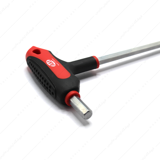 آچار آلن سایز 200×8 میلی متر دسته تی سرگرد دوطرفه برند AKRAFT