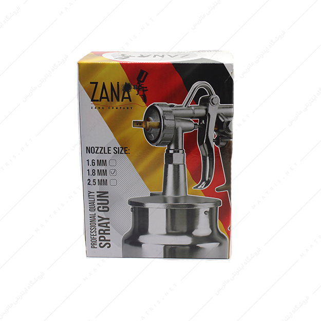 پیستوله بادی مدل H827 نازل 1.8 برند ZANZ