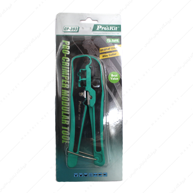 انبر سوکت زن شبکه مدل CP-393 برند ProsKit