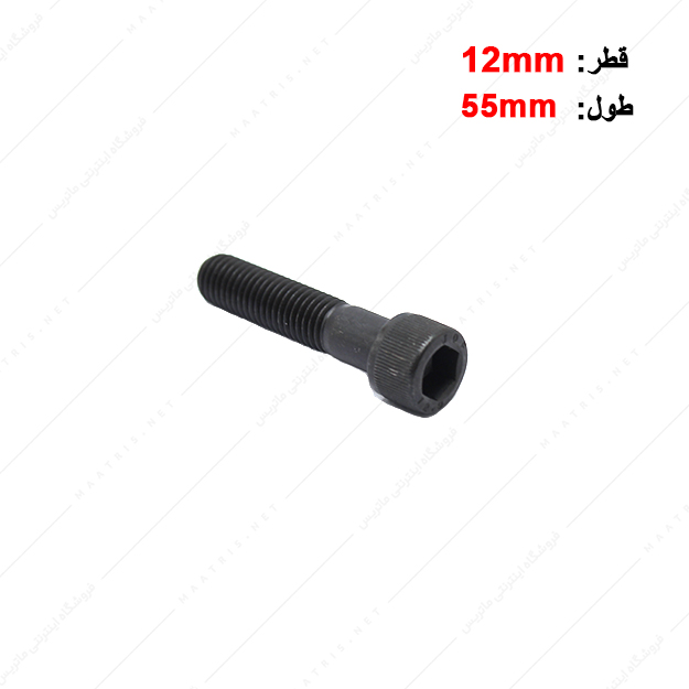 پیچ آلن قطر 12 طول 55 میلی متر