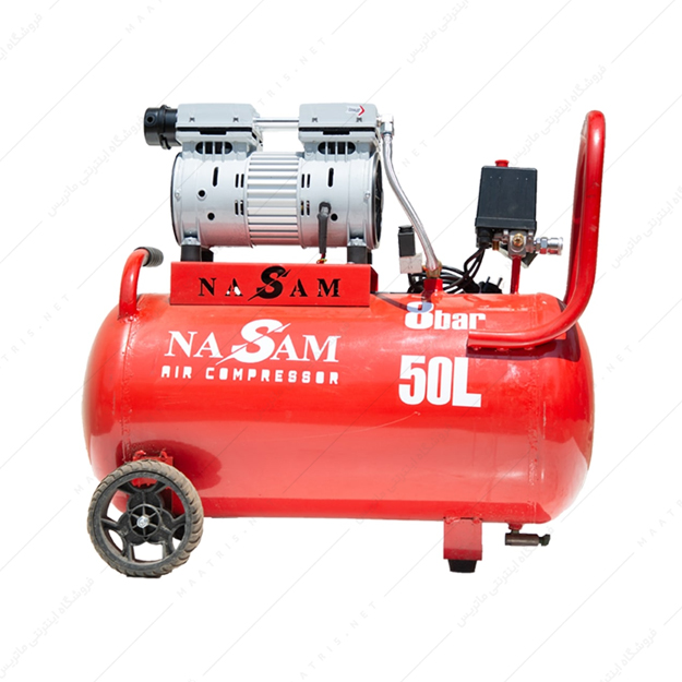 کمپرسور باد 50 لیتری اویل فری کد CO-1051 برند نسام
