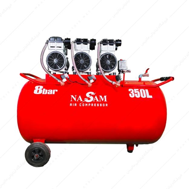 کمپرسور باد 350 لیتری خوابیده silent کد CO-1352 برند نسام