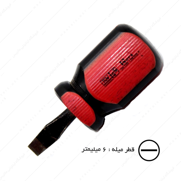 پیچ گوشتی دوسو سایز 6×25 میلی متر برند RORS