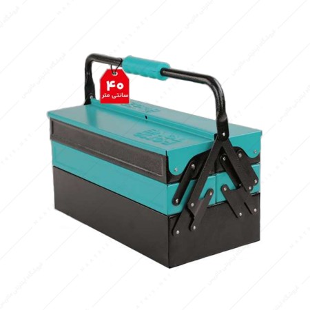 جعبه ابزار سه طبقه اتوماتیک طول 40 سانتی متر کد 9043 روماتون