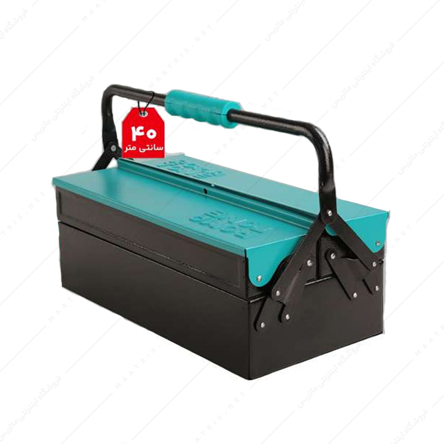 جعبه ابزار دو طبقه اتوماتیک طول 40 سانتی متر کد 9042 روماتون
