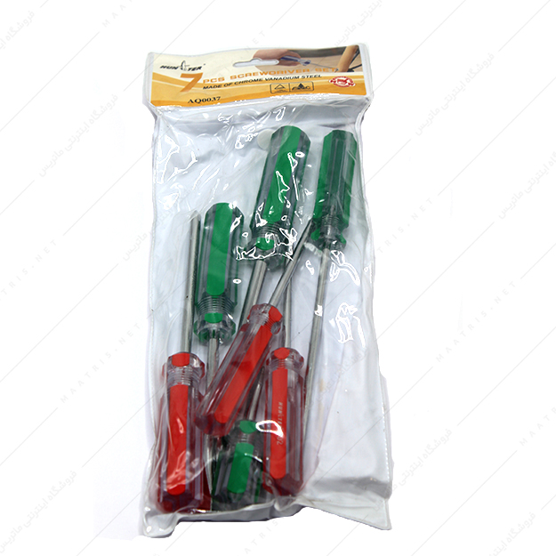 ست پیچ گوشتی دوسو و چهارسو 7 عددی برند HUNTER