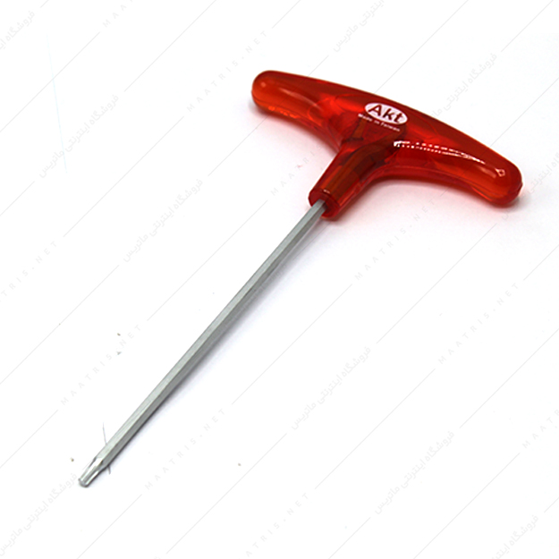 پیچ گوشتی ستاره ای سایز T1 5 دسته تی برند AKT