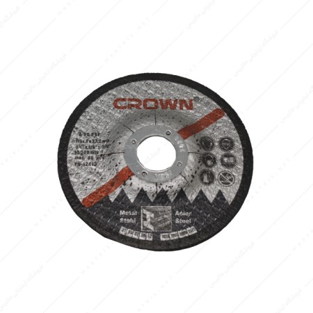 صفحه سنگ برش آهن سایز 115×3 میلی متر برند کرون