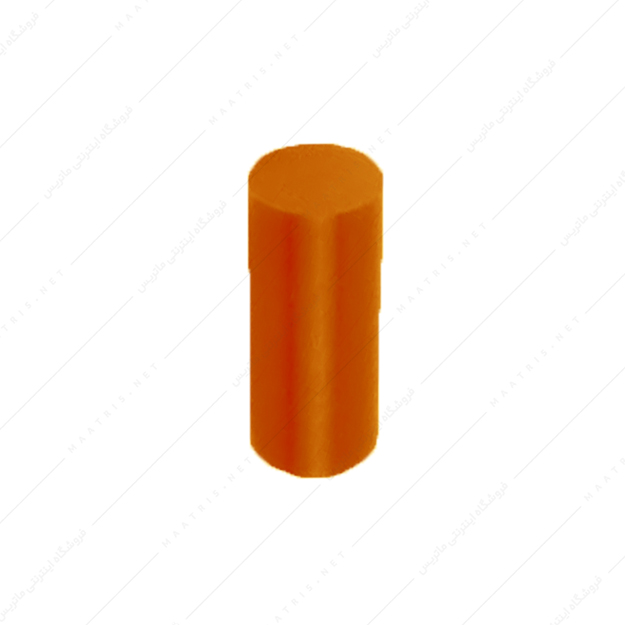 پلی اورتان گرد تو پر قطر 25 میلی متر نارنجی