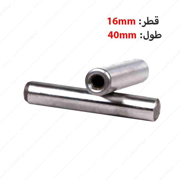 پین رزوه دار سایز 40×16 میلی متر برند ایتالیا