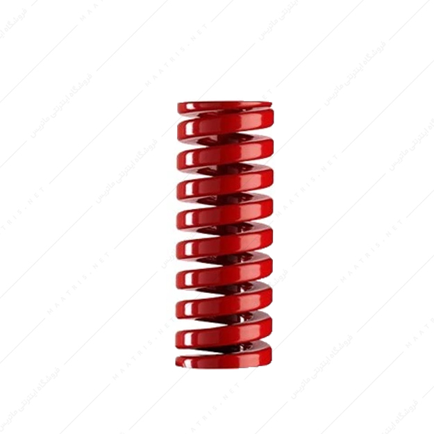 فنر سایز 25×8 میلی متر قرمز برند ایتالیا