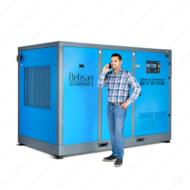 کمپرسور اسکرو مدل TS-BD 125 برند بهسان STARTER