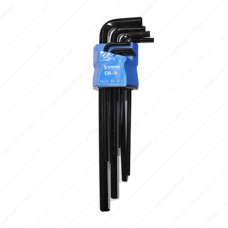 آلن کارتی 9 عددی سایز 1.5 تا 10 برند SIMOND