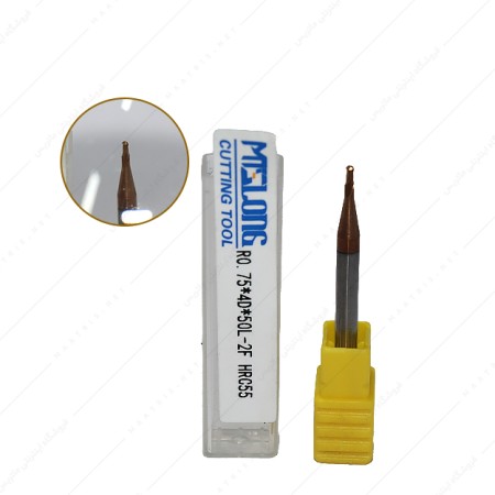 فرز الماس سر گرد سایز 50×4×1.5 دو پر دنباله 4 کهربایی برند MTSLONG