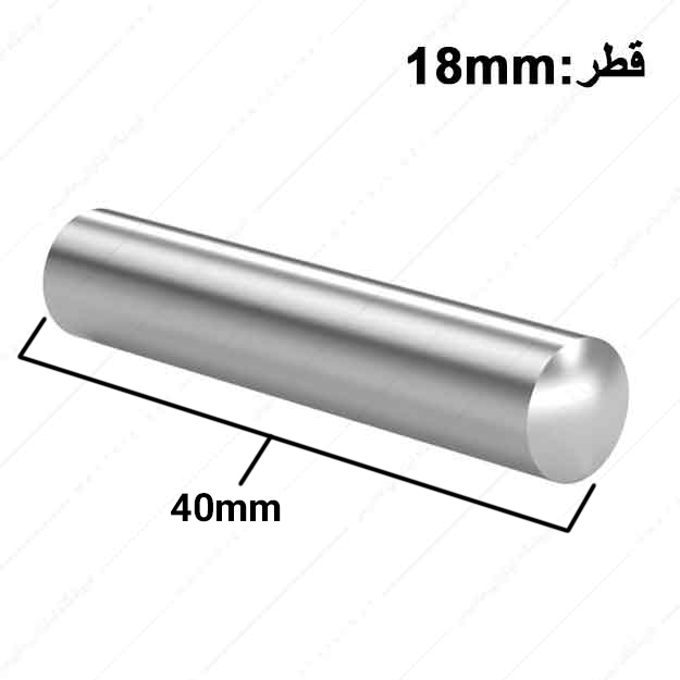 پین تثبیت ساده 40×18 میلی متر ایتالیایی