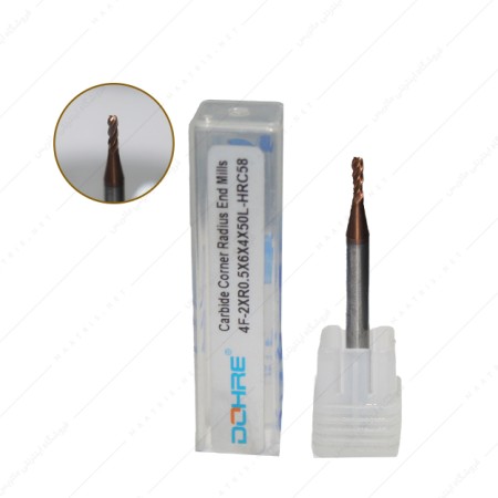 فرز الماس تیپ سایز 0.5R 2×6×50 چهار پر دنباله 4 برند دوهره