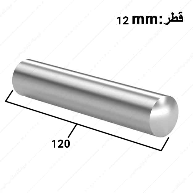 پین تثبیت ساده 120×12 میلی متر ایتالیایی